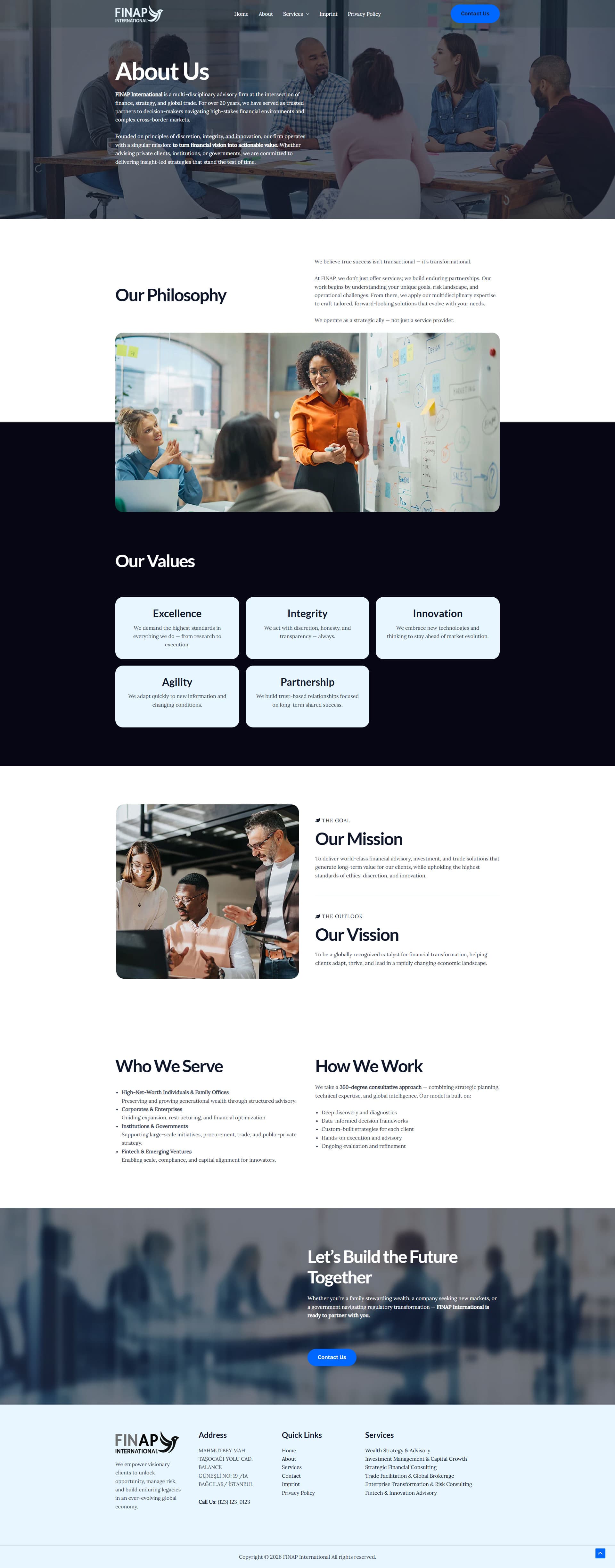 FINAP International Advisory & Growth Web Presence gallery image 2